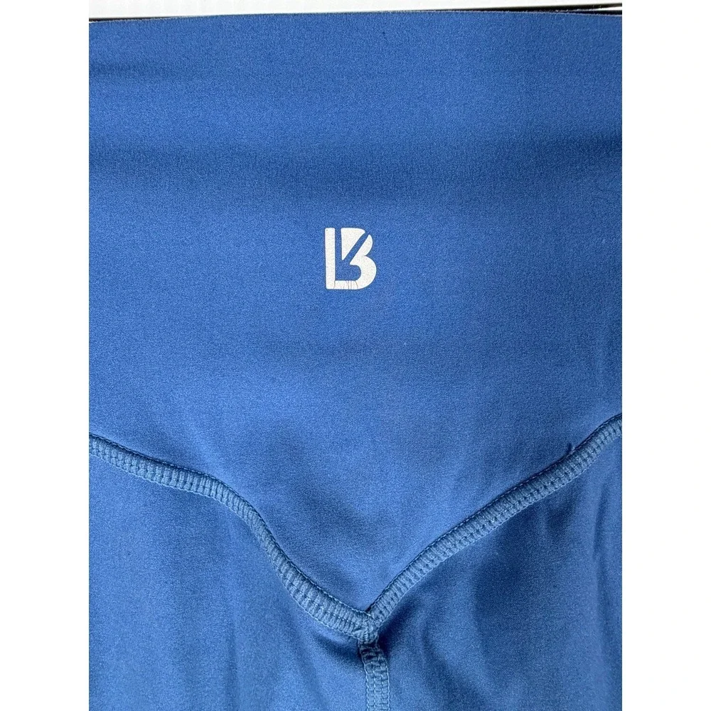 Buffbunny Leggings Small Blue High Waist Yoga Athletic Compression Athleisure